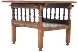 SUPERB 18TH CENTURY ENGLISH ANTIQUE OAK MONKS BENCH