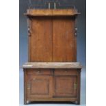 19TH CENTURY ANTIQUE MINIATURE KITCHEN DRESSER