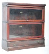 EARLY 20TH CENTURY GLOBE WERNICKE MANNER OAK BOOKCASE