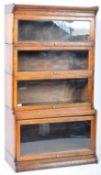 EARLY 20TH CENTURY GLOBE WERNICKE MANNER OAK BOOKCASE