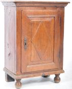 GOOD 18TH CENTURY ENGLISH ANTIQUE SINGLE DOOR OAK CUPBOARD