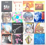 ROCK - A MIXED GROUP OF VINYL RECORD ALBUMS