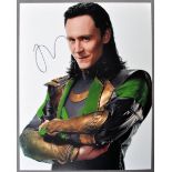 MARVEL AVENGERS - TOM HIDDLESTON - LOKI - SIGNED PHOTO