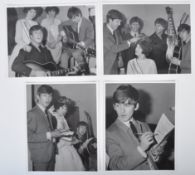 THE BEATLES - RARE SET OF FOUR PHOTOGRAPHS FROM NORTHWICH