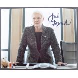 DAME JUDI DENCH - JAMES BOND 007 - SIGNED PHOTOGRAPH