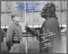 FROM THE COLLECTION OF DAVE PROWSE - DUAL SIGNED PHOTOGRAPH