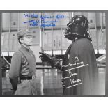 FROM THE COLLECTION OF DAVE PROWSE - DUAL SIGNED PHOTOGRAPH