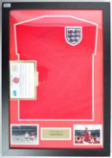 WORLD CUP 1966 - SIR GEOFF HURST - SIGNED REPLICA SHIRT