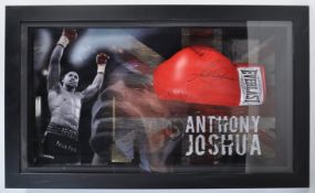 ANTHONY JOSHUA - HEAVYWEIGHT CHAMPION BOXER - SIGNED GLOVE