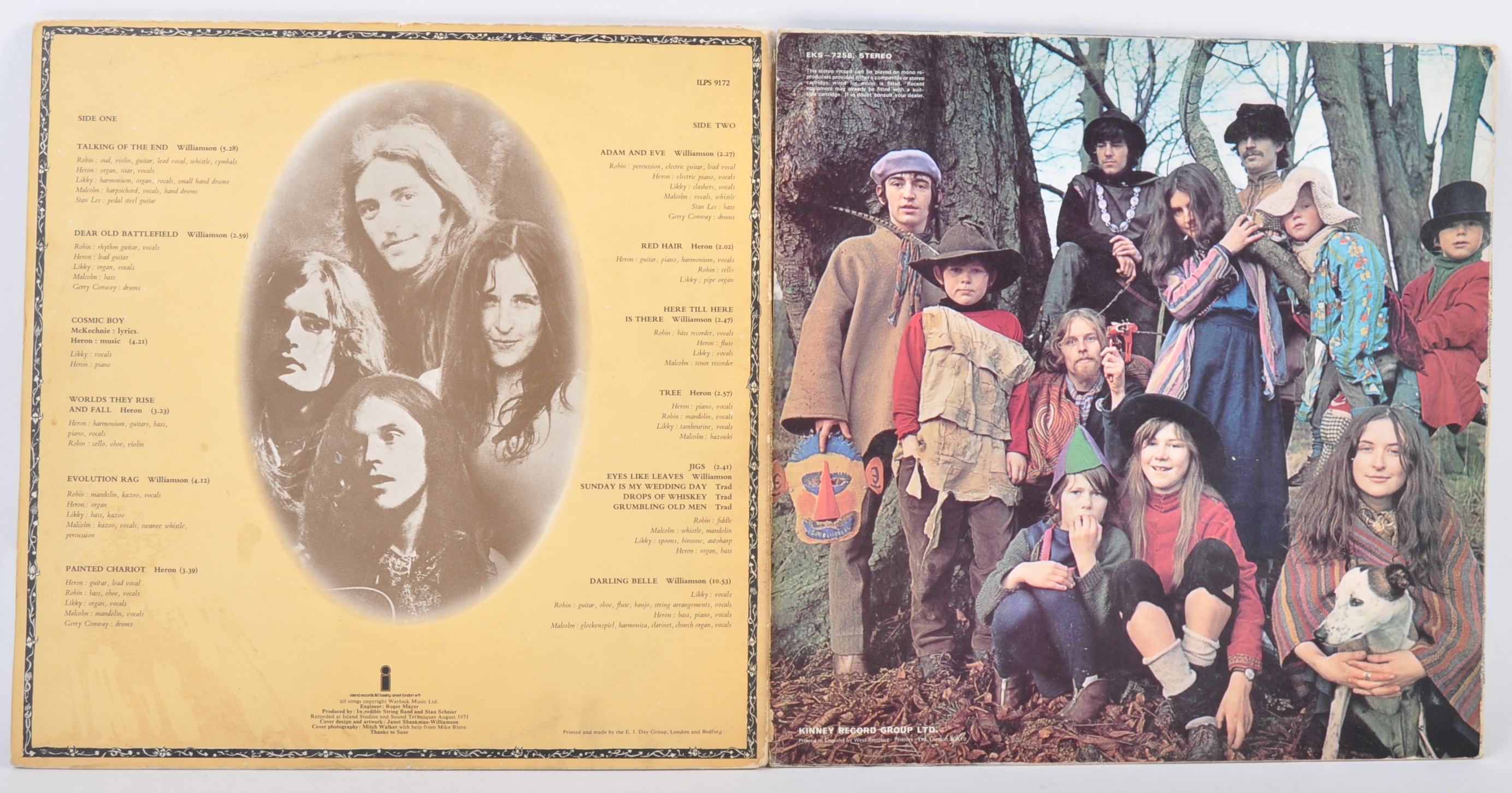 THE INCREDIBLE STRING BAND - TWO VINYL RECORD ALBUMS - Image 2 of 6