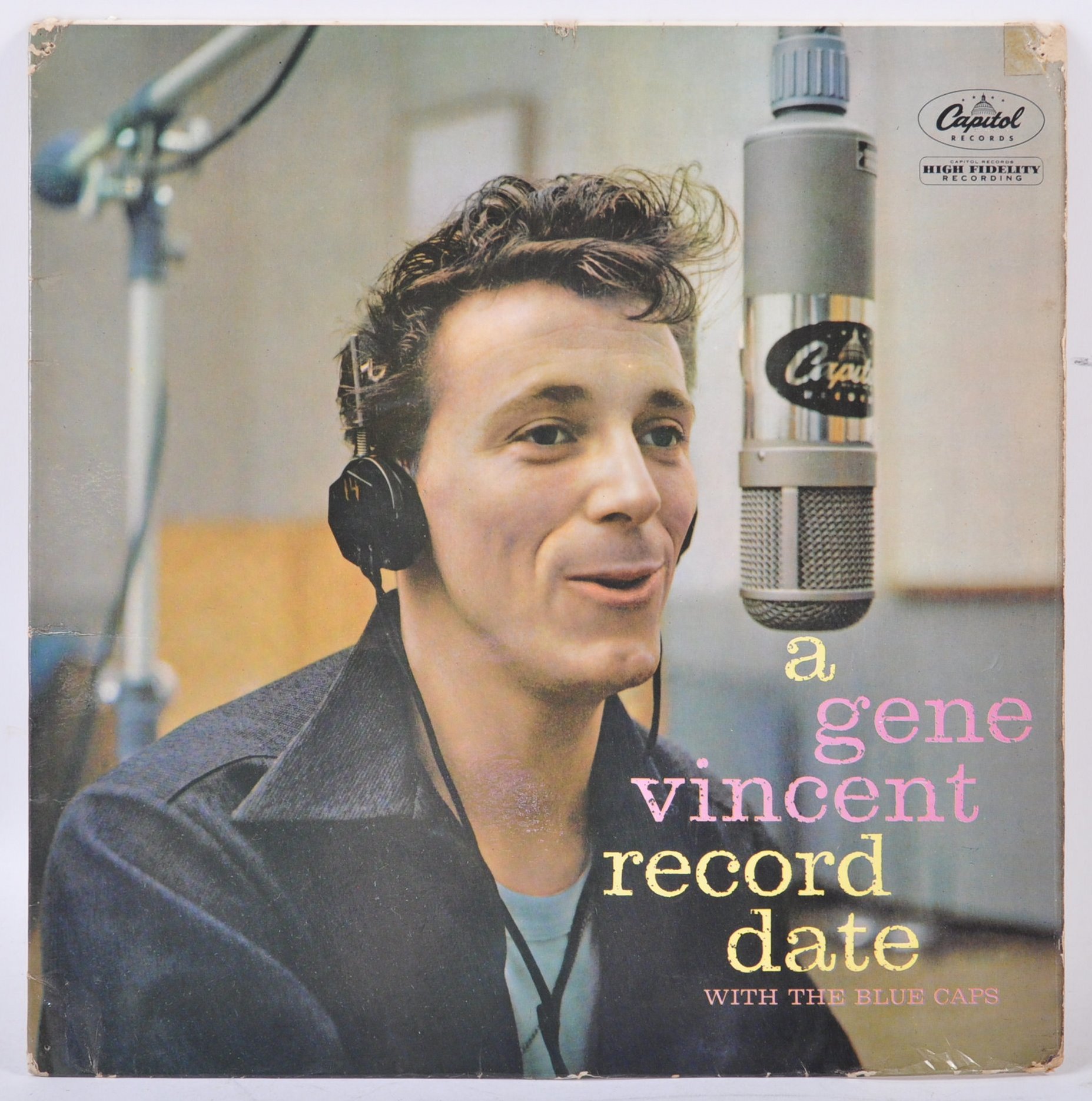 A GENE VINCENT RECORD DATE WITH THE BLUE CAPS - 1958 CAPITOL RELEASE