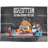 LED ZEPPELIN - THE SONG REMAINS THE SAME (1976) - UK QUAD POSTER