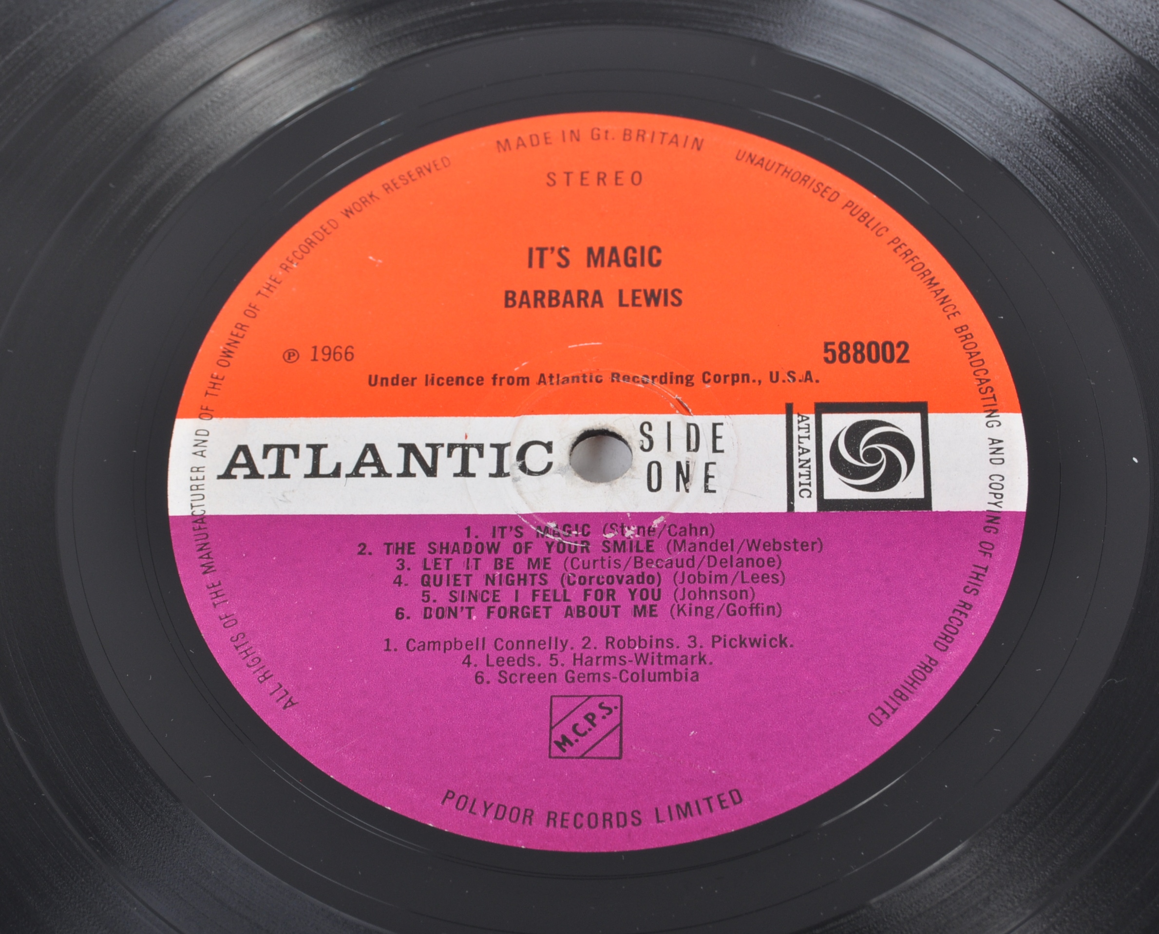 BARBARA LEWIS - IT'S MAGIC - 1966 ATLANTIC RELEASE - 588002 - Image 3 of 4