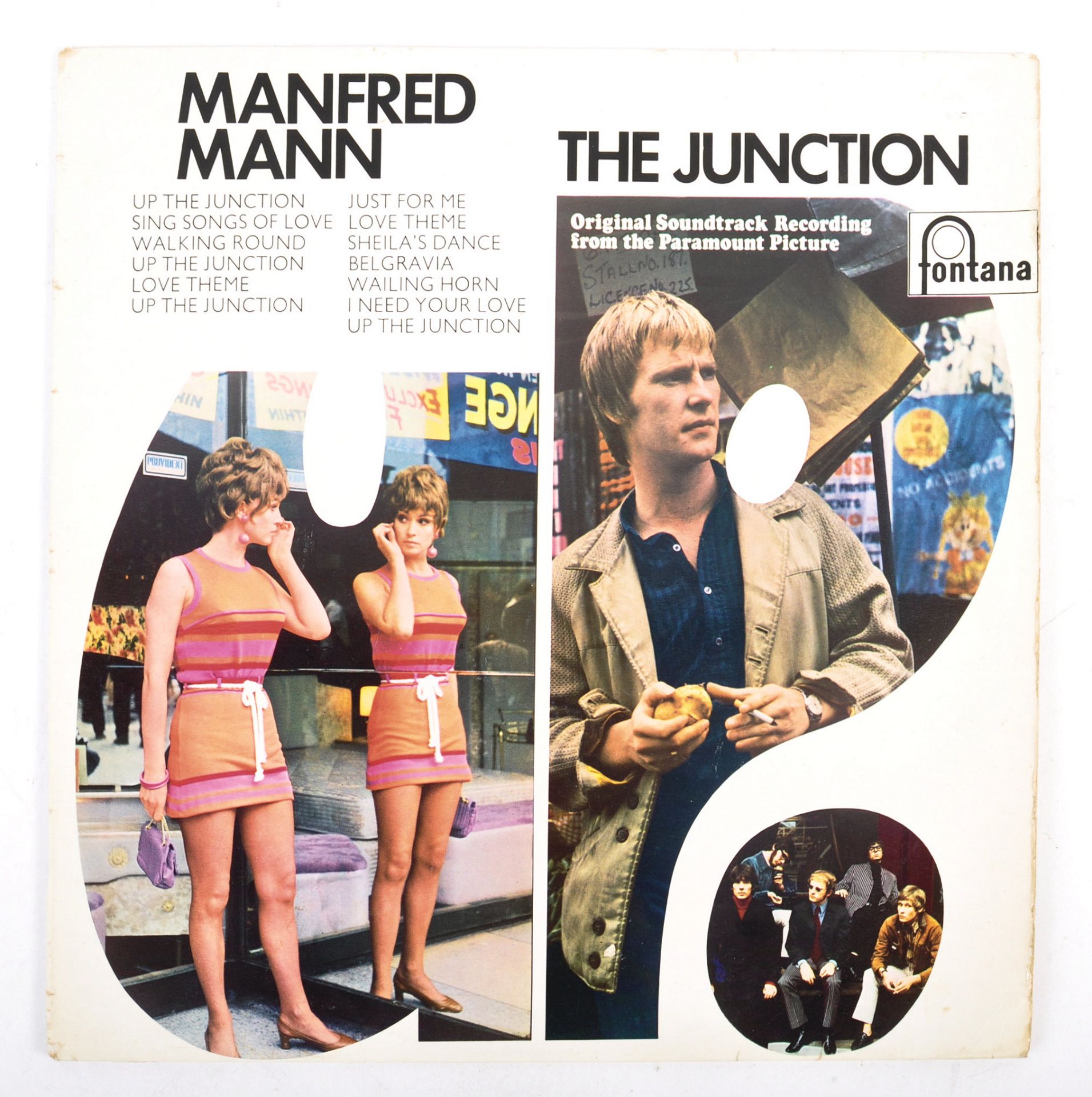 MANDRED MANN - UP THE JUNCTION SOUNDTRACK - 1970 FONTANA LABEL