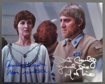 STAR WARS - RETURN OF THE JEDI - DUAL SIGNED PHOTOGRAPH
