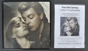 PAUL MCCARTNEY - PRESS TO PLAY - RARE SIGNED LP RECORD