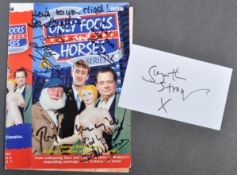 ONLY FOOLS & HORSES - CAST AUTOGRAPHED VHS COVER