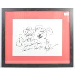 SUPERB AARDMAN ANIMATIONS WALLACE & GROMIT NICK PARK SKETCH