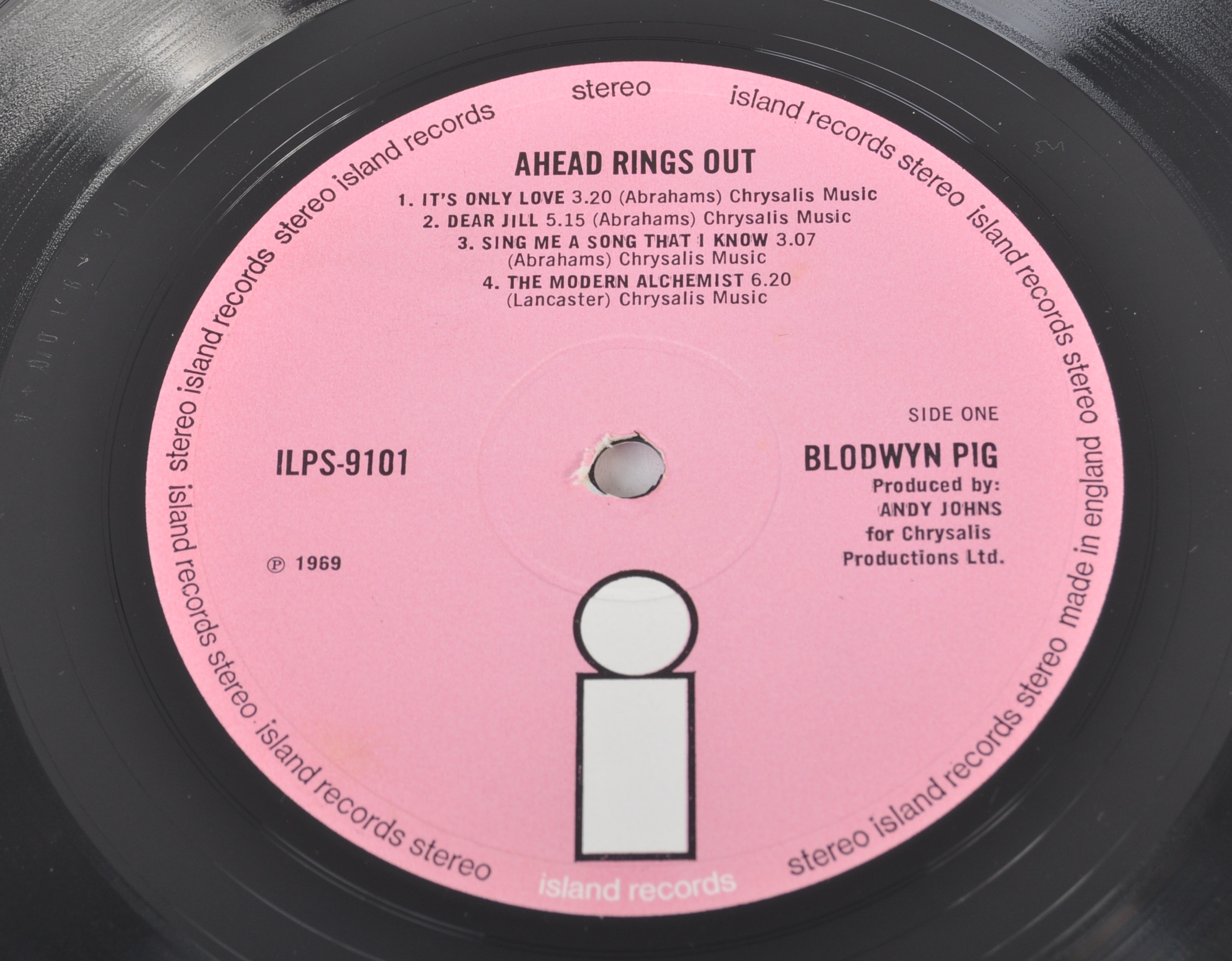 BLODWYN PIG - AHEAD RINGS OUT - 1969 ISLAND RECORDS RELEASE - Image 4 of 5