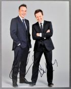 ANT & DEC - PRESENTING DUO - AUTOGRAPHED PHOTOGRAPH