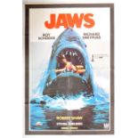 JAWS (1975) - ORIGINAL TURKISH CINEMA ADVERTISING POSTER