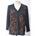 FROM THE COLLECTION OF VALERIE LEON - BLACK SEQUINED JACKET