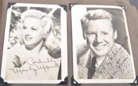 1950S HOLLYWOOD PHOTOGRAPH ALBUM - MARILYN MONROE ETC