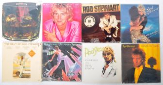 ROD STEWART - A GROUP OF EIGHT VINYL RECORD ALBUMS