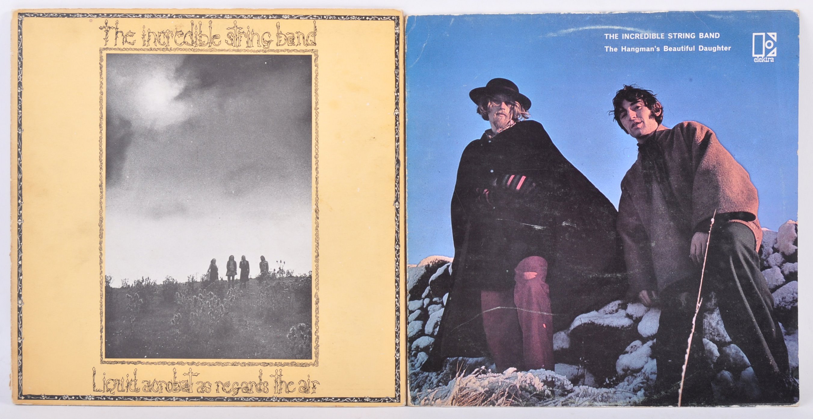 THE INCREDIBLE STRING BAND - TWO VINYL RECORD ALBUMS