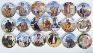 ROYAL DOULTON FRANKLIN MINT JOHN WAYNE COLLECTORS PLATES