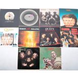 QUEEN ROCK BAND GROUP OF NINE VINYL RECORD ALBUMS