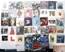 ROCK / POP - MIXED GROUP OF 43 VINYL RECORD ALBUMS OF VARYING ARTISTS