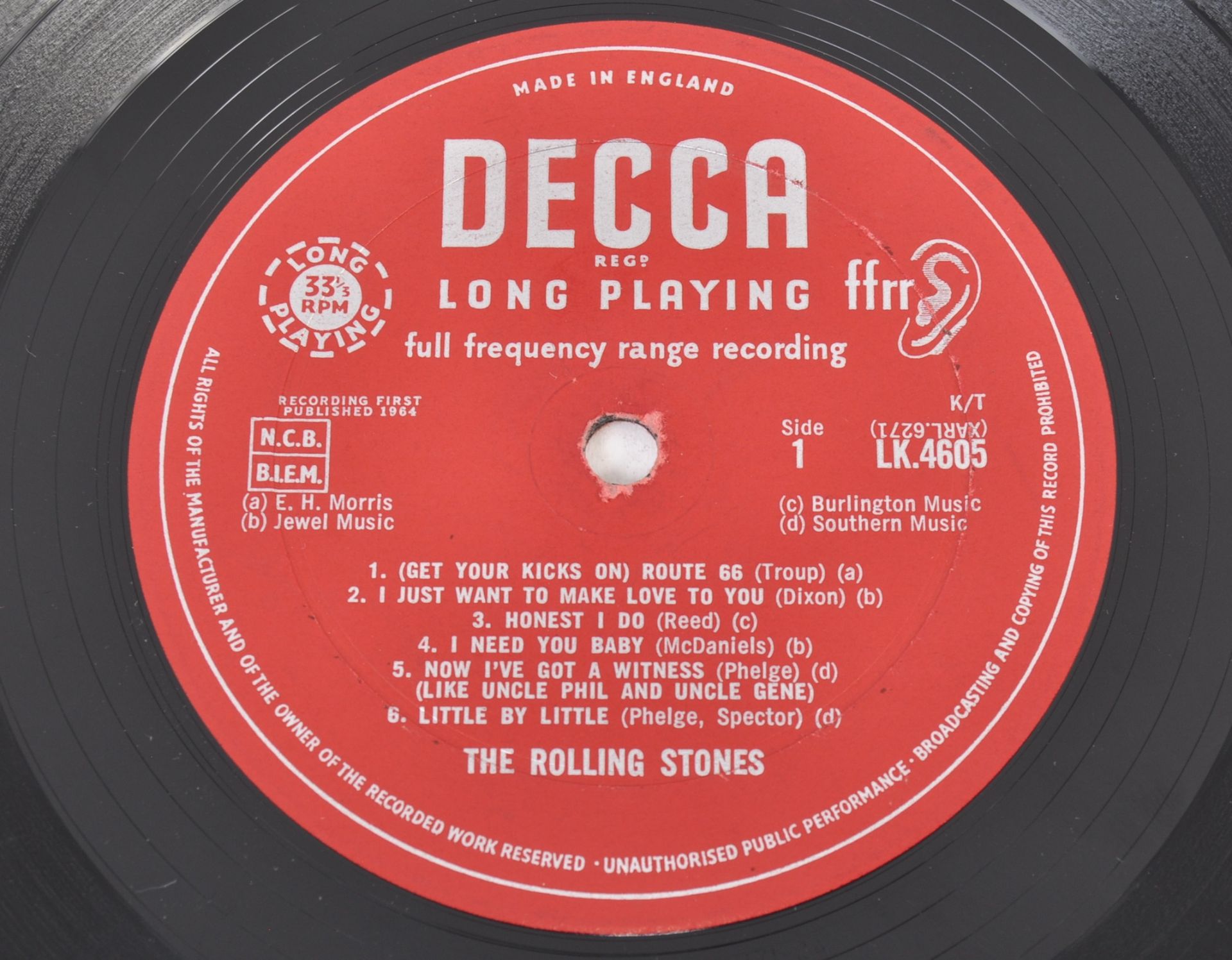 THE ROLLING STONES FIRST ALBUM - 1964 DECCA RELEASE - Image 3 of 4