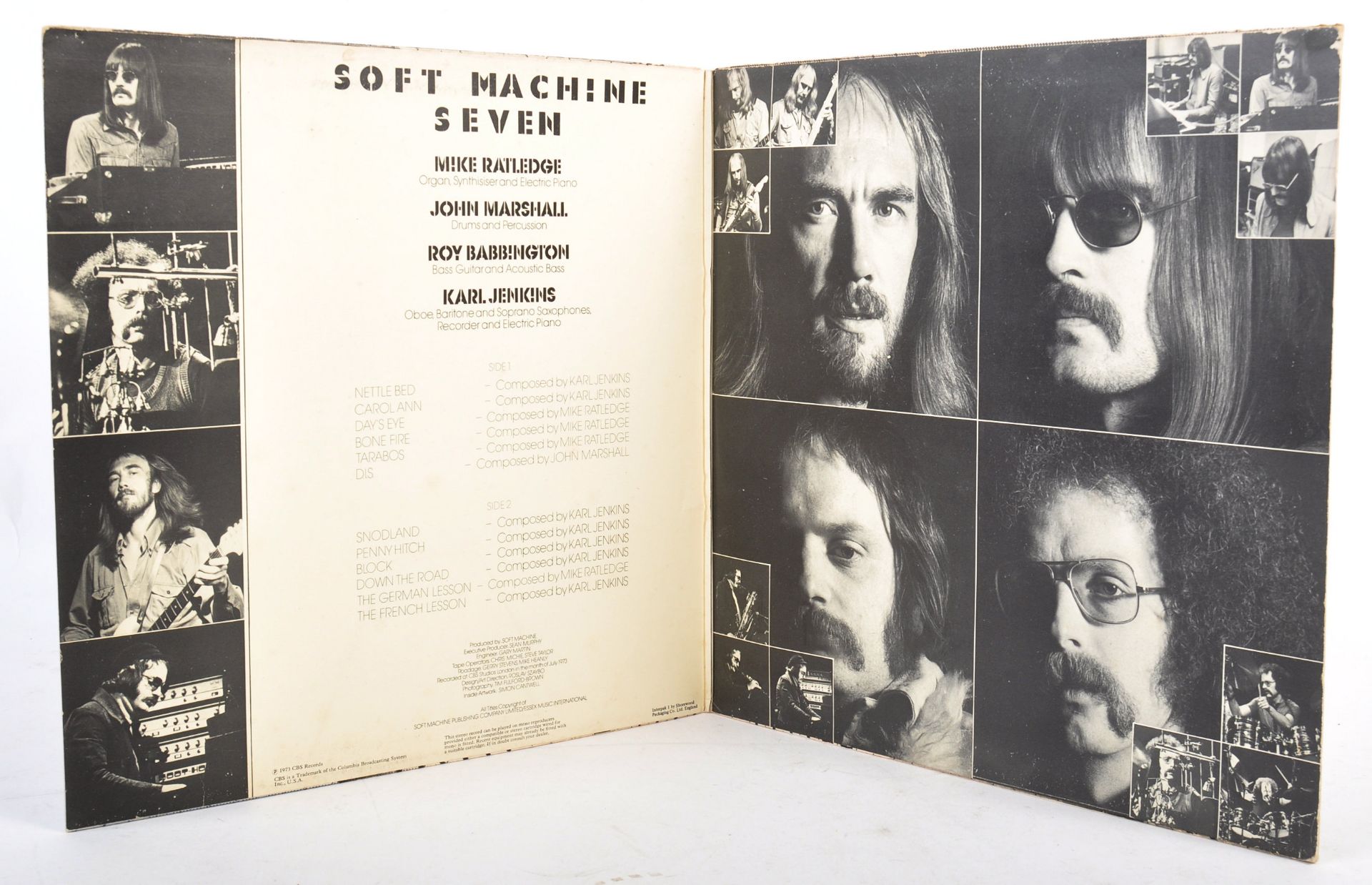 SOFT MACHINE - SEVEN - 1973 ORANGE CBS LABEL - Image 2 of 6