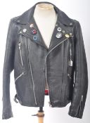 THE SEX PISTOLS / PUNK ROCK - ORIGINAL PAINTED LEATHER JACKET