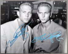 BROS - MATT & LUKE GOSS - AUTOGRAPHED 8X10" PHOTOGRAPH