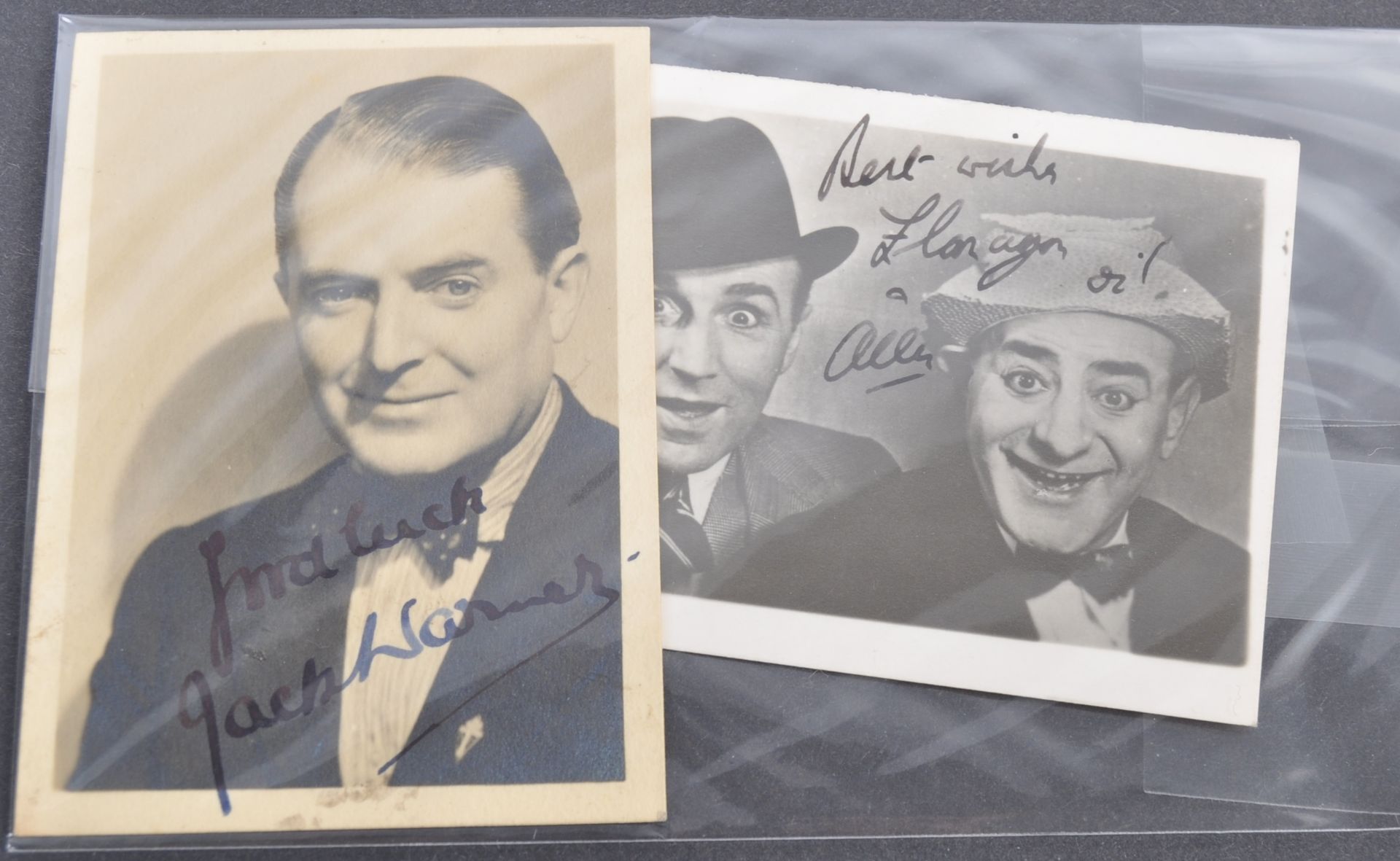 VINTAGE 1940S AUTOGRAPH ALBUM & PHOTOGRAPHS - Image 4 of 9