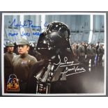 FROM THE COLLECTION OF DAVE PROWSE - DUAL SIGNED PHOTOGRAPH