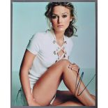 KIERA KNIGHTLEY - PIRATES OF THE CARIBBEAN - SIGNED PHOTO