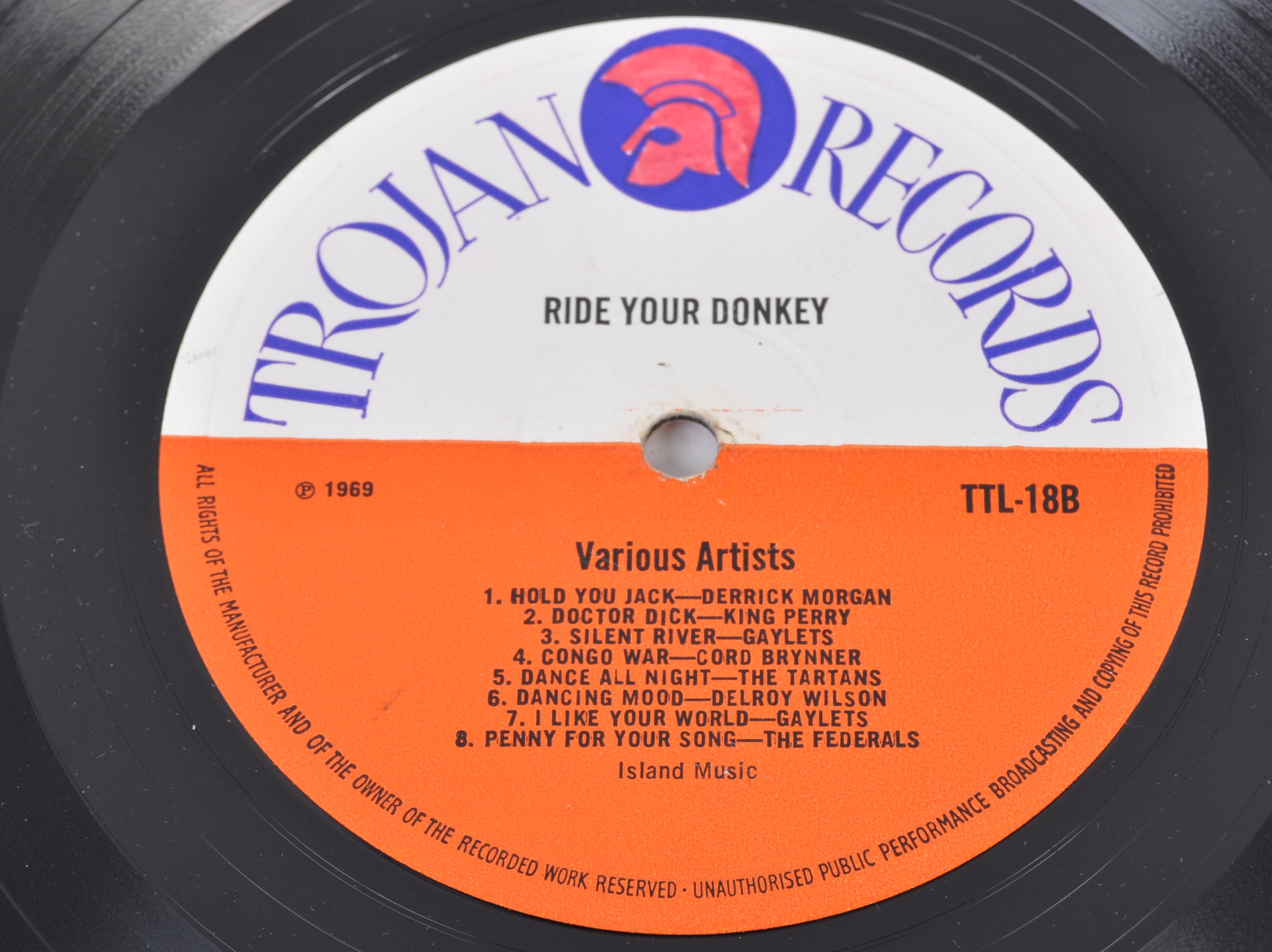 RIDE YOUR DONKEY - COMPILATION ALBUM - 1969 TROJAN LABEL - Image 4 of 4