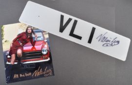 FROM THE COLLECTION OF VALERIE LEON - MS LEON'S PERSONAL NUMBERPLATE