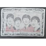 THE BEATLES - ORIGINAL 1960S ULSTER LINEN TEA TOWEL