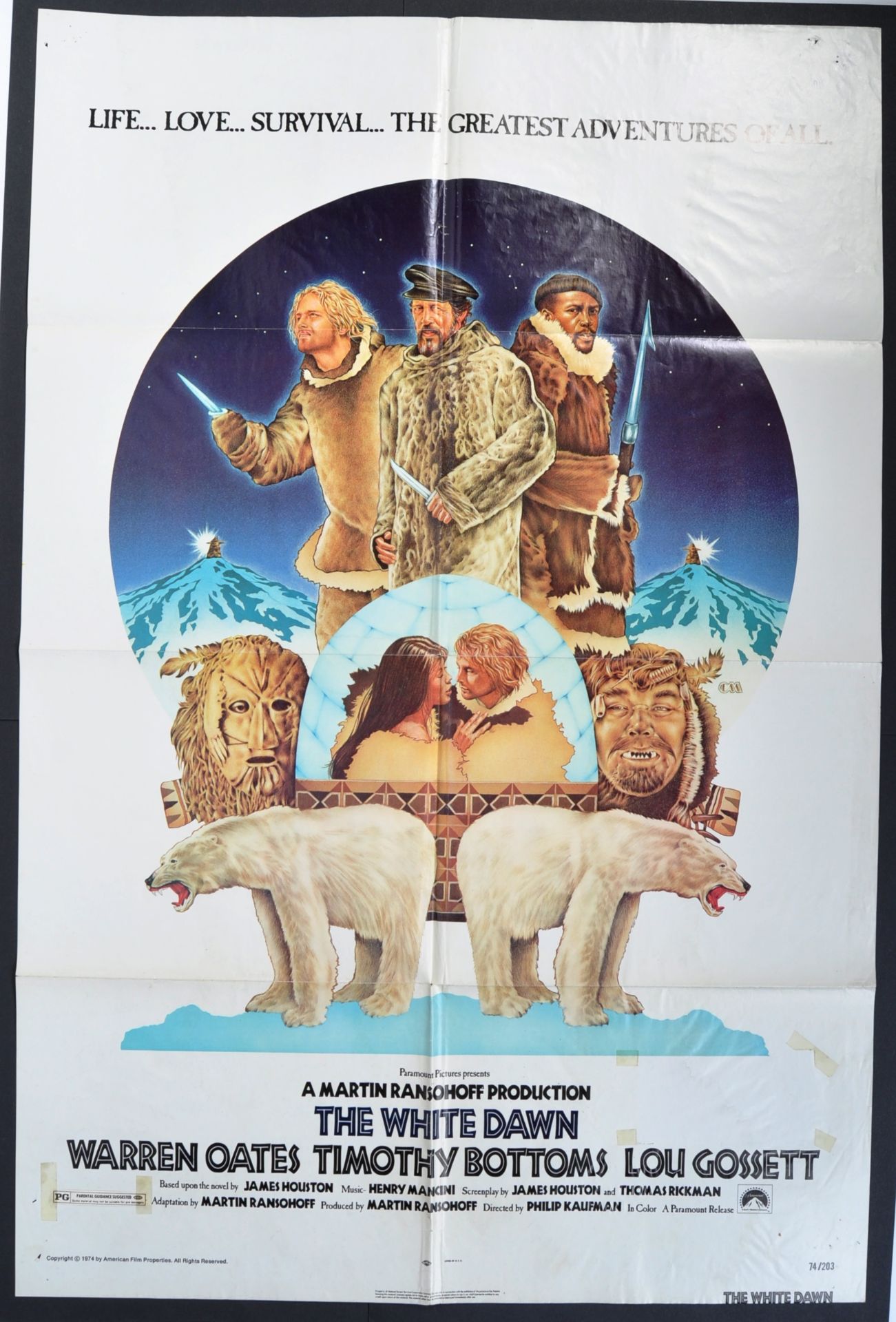 COLLECTION OF ASSORTED VINTAGE MOVIE CINEMA POSTERS - Image 2 of 5