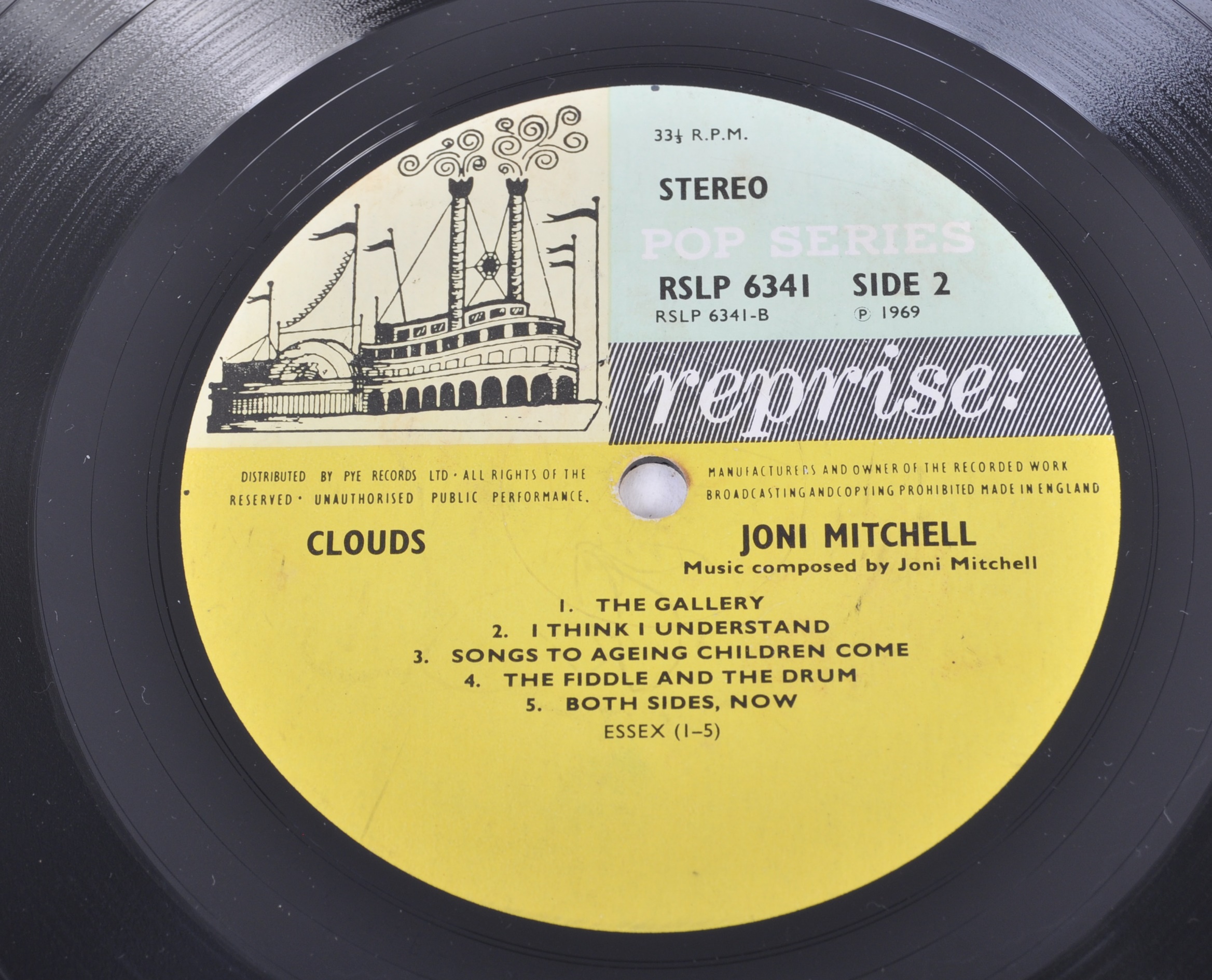 JONI MITCHELL - CLOUDS - 1969 REPRISE RECORDS RELEASE - Image 4 of 4