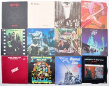 GROUP OF TWENTY-ONE ROCK VINYL RECORD ALBUMS