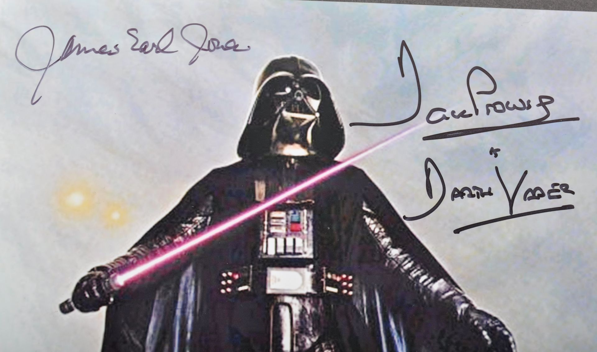 STAR WARS - DAVID PROWSE & JAMES EARL JONES DUAL SIGNED - Image 2 of 2