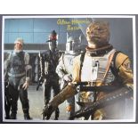 STAR WARS - ALAN HARRIS (BOSSK) - AUTOGRAPHED PHOTOGRAPH