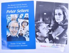 FROM THE COLLECTION OF VALERIE LEON - PETER SELLERS PROGRAMME