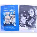 FROM THE COLLECTION OF VALERIE LEON - PETER SELLERS PROGRAMME