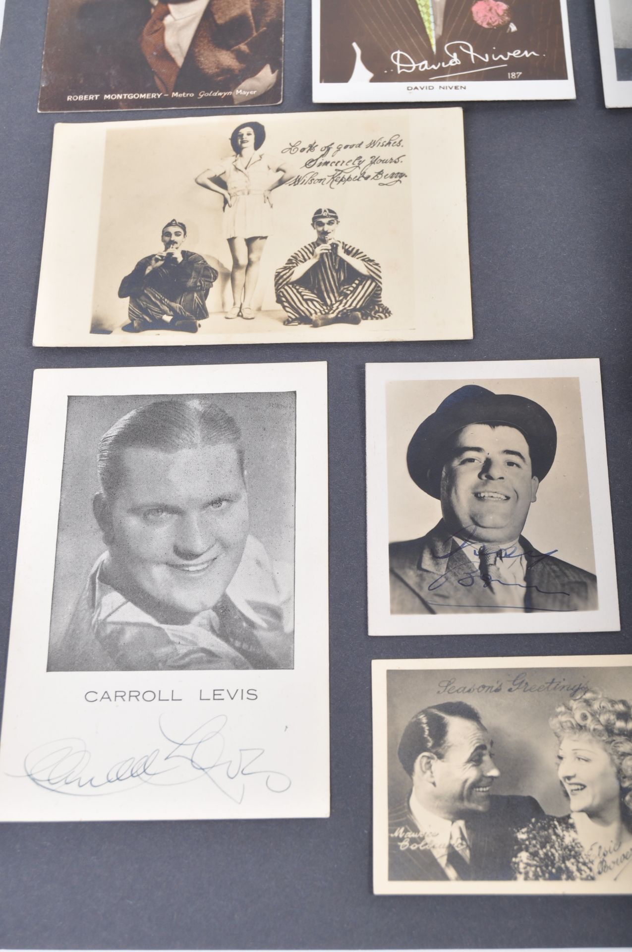 VINTAGE 1940S AUTOGRAPH ALBUM & PHOTOGRAPHS - Image 5 of 9